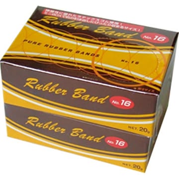 高品質ラテックスゴム!輪ゴム16号20g×2箱組 【12個セット】32-770【代引不可】