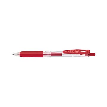 （まとめ） ゼブラ サラサクリップ ボールペン 0.3mm 赤 【×50セット】