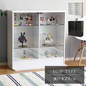 コレクションケース コレクションラック コレクションボード フィギュア ケース 棚 ディスプレイラック ガラス棚 壁面収納 大型 フィギュア収納 魅せる収納 シンプル ホワイト ブラウン ブラック