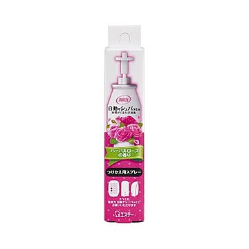 （まとめ）エステー 消臭力 自動でシュパッと ハーバルローズの香り 付替 39ml 1本【×10セット】