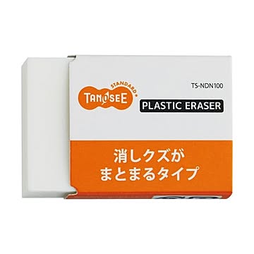 (まとめ) TANOSEE 消しゴム（まとまるタイプ） 中 1個  【×300セット】