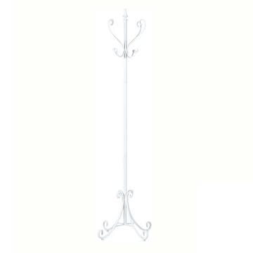 東谷 COD-269WH ポールハンガー ホワイト色 幅54cm 高さ175cm スチール コートハンガー アイアン アンティーク調 送料込み