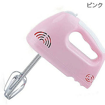 ヒロコーポレーション ハンドミキサー HM-006PK ピンク