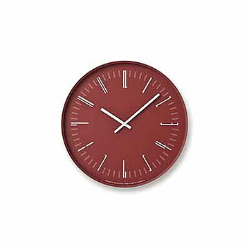 Lemnos レムノス CASA Draw wall clock KK18-13 掛け時計 掛時計 幅32.3cm シンプル フラットガラス