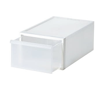 like-it ライクイット Closet System クローゼットシステム 引き出し(M) CS-D2 クローゼット収納 収納ケース 収納ボックス 抜け落ち防止構造