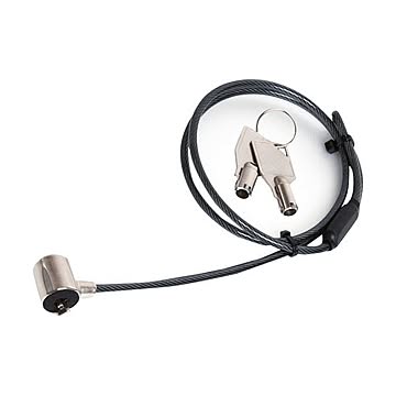 (まとめ) ナカバヤシ セキュリティロックシリンダ錠 0.8m SL-057 1個 【×5セット】