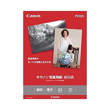 （まとめ） キャノン Canon 写真用紙・絹目調 印画紙タイプ SG-201A320 A3 1686B008 1冊（20枚） ×2セット