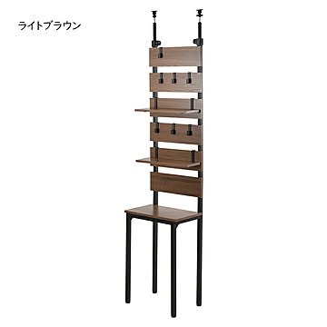 壁面収納ラック 組立式 WALLE ONLS0383 幅450x奥行290x高さ2550mm B.Bファニシング