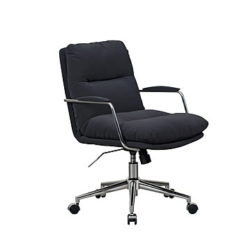 オフィスチェア チェア ロッキング 昇降式 回転 チェアー デスクチェア リクライニング アームレスト キャスター スチール ワークチェア 北欧 椅子 疲れにくい デスク 肘付き グレー ブラック