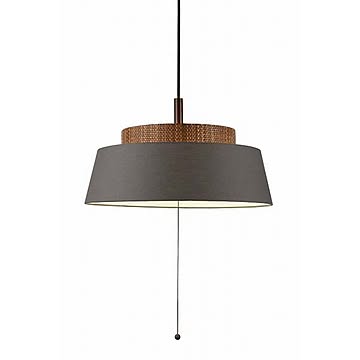 SWELL スウェル (電球別売) NP-5078 ペンダントライト ペンダントランプ 吊下げ照明 天井照明 LED対応 E26 〜100W×3灯 ダイニング ラタン調 ファブリック ナチュラル 北欧