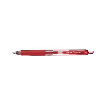 （まとめ） 三菱鉛筆 ユニボール シグノノック式 （0.38mm） UMN-103.15 赤 1本入 【×30セット】