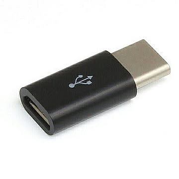 microUSB→TypeC変換コネクター (ブラック) TCMA-BK 管理No. 4520008245440