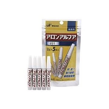 （まとめ）コニシ アロンアルファ業務用5本AA201 2gX5本【×10セット】