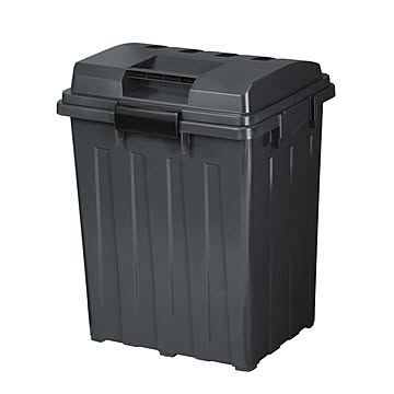 連結ハンドルペール ゴミ箱 76リットル 76L 蓋つき 屋外 ダストボックス おしゃれ フタ付き シンプル ベージュ カーキ S-R70