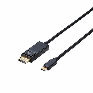 エレコム 変換ケーブル/Type-C-DisplayPort/1.0m/ブラック CAC-CDP10BK 管理No. 4549550126069