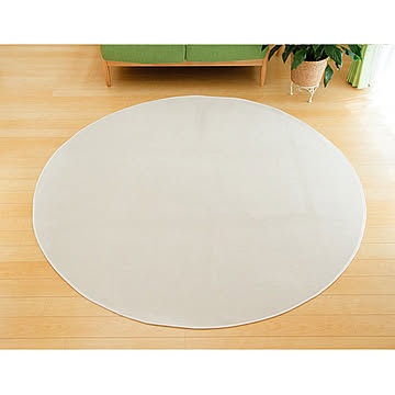 イケヒコ・コーポレーション ピオニー 185cm丸 アイボリー 9810845