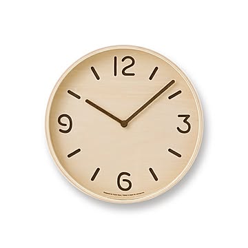 Lemnos レムノス CASA THOMSON LC10-26 掛時計 掛け時計 デザイン時計 プライウッド 直径25.4cm