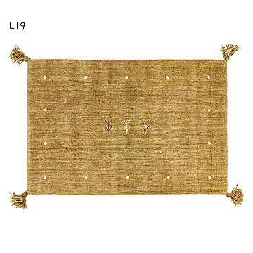 ギャッベ マット LORRI BUFF インド製 60x90cm 萩原