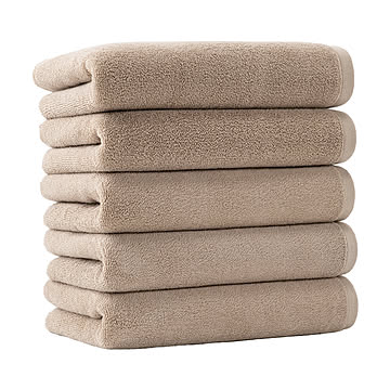 スマートエール しっかり長持ちフェイスタオル 5枚 【プラザセレクト】