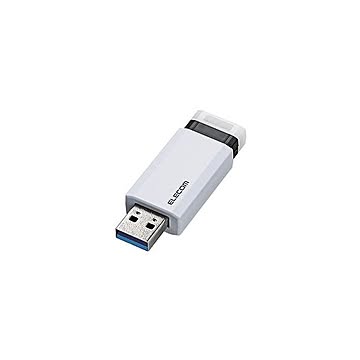 【5個セット】 エレコム USBメモリー/USB3.1（Gen1）対応/ノック式/オートリターン機能付/16GB/ホワイト MF-PKU3016GWHX5