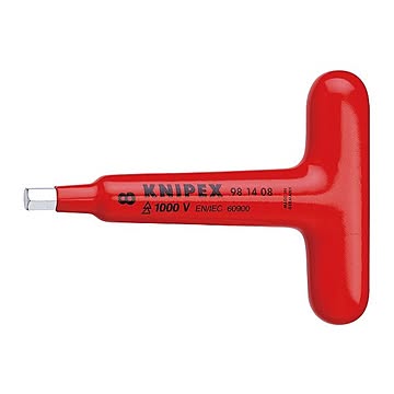 KNIPEX（クニペックス）9814-05 絶縁T型六角棒レンチ 1000V