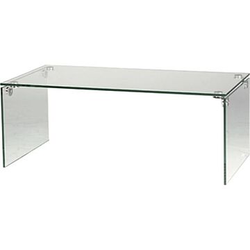 ローテーブル 強化ガラス製 長方形 PT-26