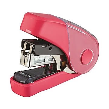 (まとめ) マックス 軽とじフラットホッチキスサクリフラット3 32枚とじ ピンク HD-10FL3K／P 1個  【×30セット】