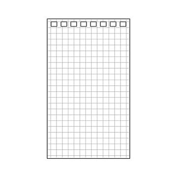 （まとめ） リヒトラブ AQUA DROPsツイストノート（メモサイズ） 専用リーフ 120×71mm 8穴 5mm方眼罫 N-1660S1パック（40枚） ×50セット