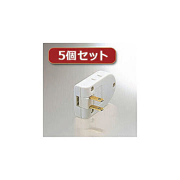 5個セットエレコム OAタップ(雷サージ対応) KT-180 KT-180X5 管理No. 4589452987115