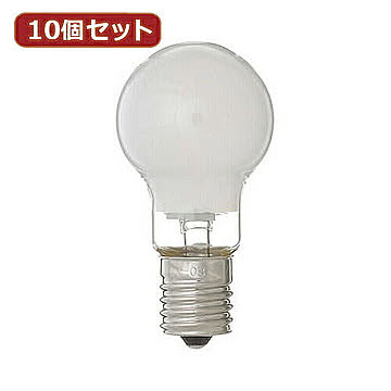 YAZAWA 10個セット 省エネクリプトンランプ25W形フロスト P351722FX10 管理No. 4560352848676
