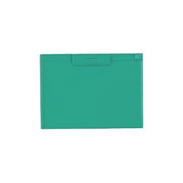 （まとめ） リヒトラブ クリップボード ABS製 A4判ヨコ型 A-987U-7 緑 1枚入 【×5セット】