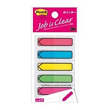 （まとめ） 住友スリーエム ポストイット(R) ジョーブ ポインター エコノパック(TM)製品 684NE 混色5色 1個入 【×10セット】