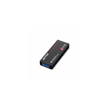 BUFFALO バッファロー RUF3-HS64GTV5 ハードウェア暗号化機能搭載 管理ツール対応 USB3.0対応 セキュリティーUSBメモリー ウイルスチェックモデル 64GB