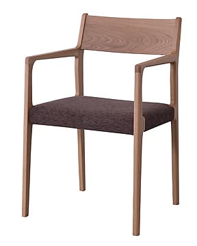東谷 JPC-122OAK アームチェア 幅50.5x奥行48x高さ78cm