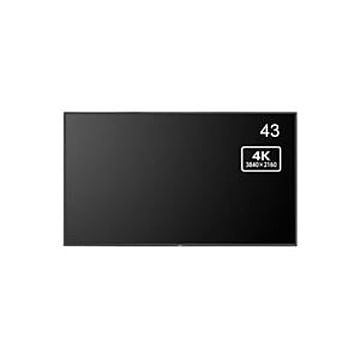 NEC 液晶ディスプレイ43型/3840×2160/HDMI、DisplayPort/ブラック/スピーカー：なし LCD-MA431