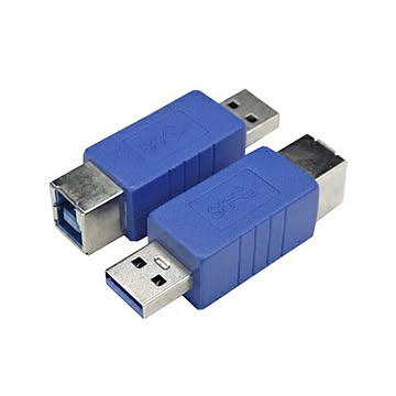 変換名人 変換プラグ USB3.0 B(メス)-A(オス) USB3BB-AA