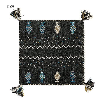 ギャッベ チェアパッド GABBEH インド製 40x40cm 萩原