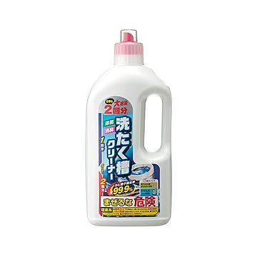 （まとめ）ミツエイ 液体洗濯槽クリーナー 大容量1050g 1本【×20セット】