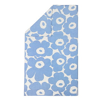 マリメッコ　ウニッコ　布団カバー　シングル　スカイブルー Amazon｜Marimekko - クイーン布団カバーセット コットン寝具 お