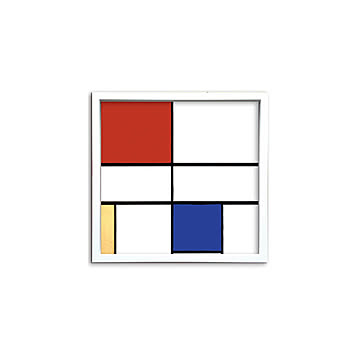 Piet Mondrian アートポスター（フレーム付き） m13162