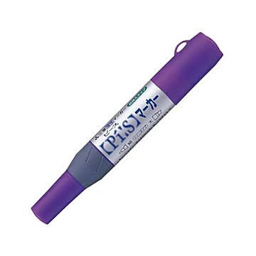 （まとめ） 三菱鉛筆 油性マーカーピースマーカー詰替えタイプ 太字+細字 紫 PA152TR.12 1本 ×50セット