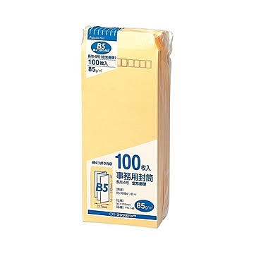 （まとめ） マルアイ 事務用封筒 PN-148 長4 100枚×10セット