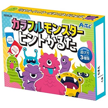 (まとめ) カラフルモンスターヒントかるた 【×10セット】