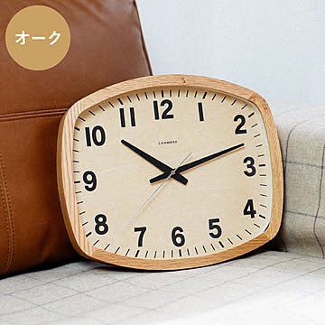 CHAMBRE シャンブル R-SQUARE CLOCK アールスクエアクロック 電波時計