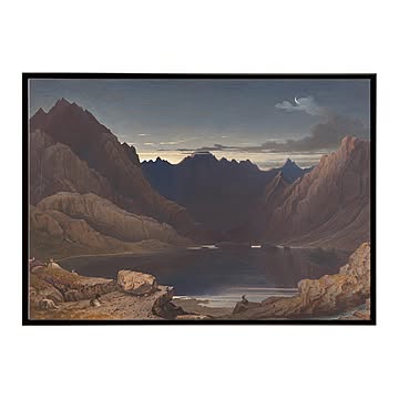 世界の古い絵画 レトロポスター デジタルリマスターLoch Coruisk Isle of【bn-poster-3760】