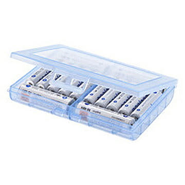 サンワサプライ　電池ケース(単3形、単4形対応・ブルー)　DG-BT5BL 管理No. 4969887502693
