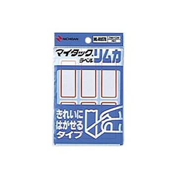（まとめ） ニチバン マイタック(R) ラベル リムカ(R) 枠付きラベル（きれいにはがせるタイプ） ML-R107R 赤枠 1P入 【×10セット】