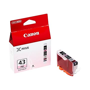 （まとめ） キャノン Canon インクタンク BCI-43PM フォトマゼンタ 6381B001 1個 【×3セット】
