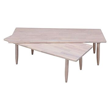 センターテーブル ローテーブル 幅122cm 木製 回転式 組立品 リビング ダイニング インテリア家具【代引不可】