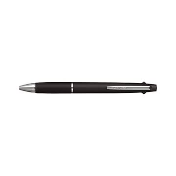 （まとめ） 三菱鉛筆 ジェットストリーム 3色ボールペン（黒・赤・青） 0.7mm ブラック 【×5セット】